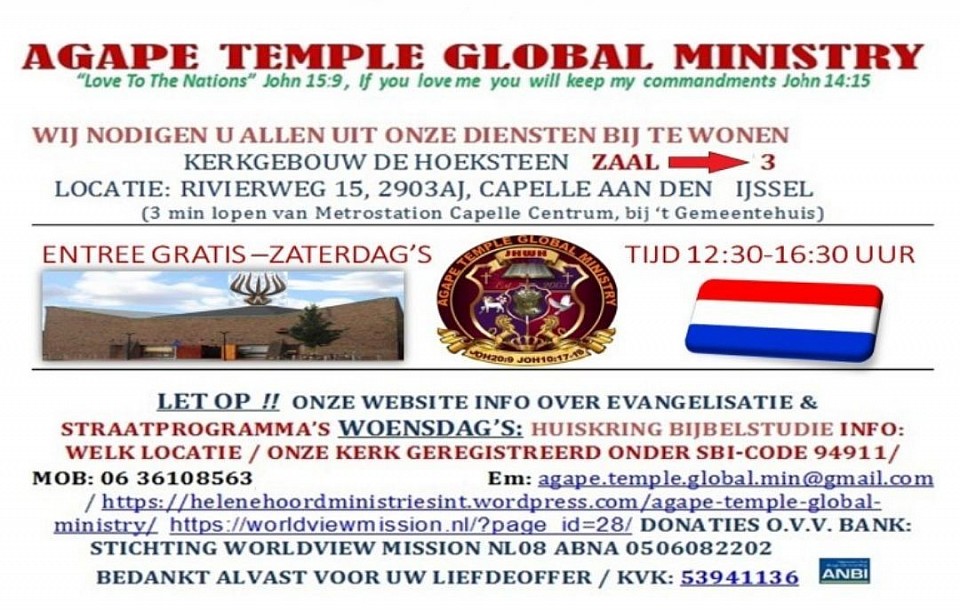 AGAPE TEMPLE GLOBAL MINISTRY